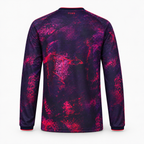 Bayern Munich 2026/27 Third Long Sleeve Jersey - back product view; AI-assisted studio image based on supplier-verified fan version