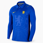 Chelsea 2026/27 Home Long Sleeve Jersey - front product view; AI-assisted background refinement