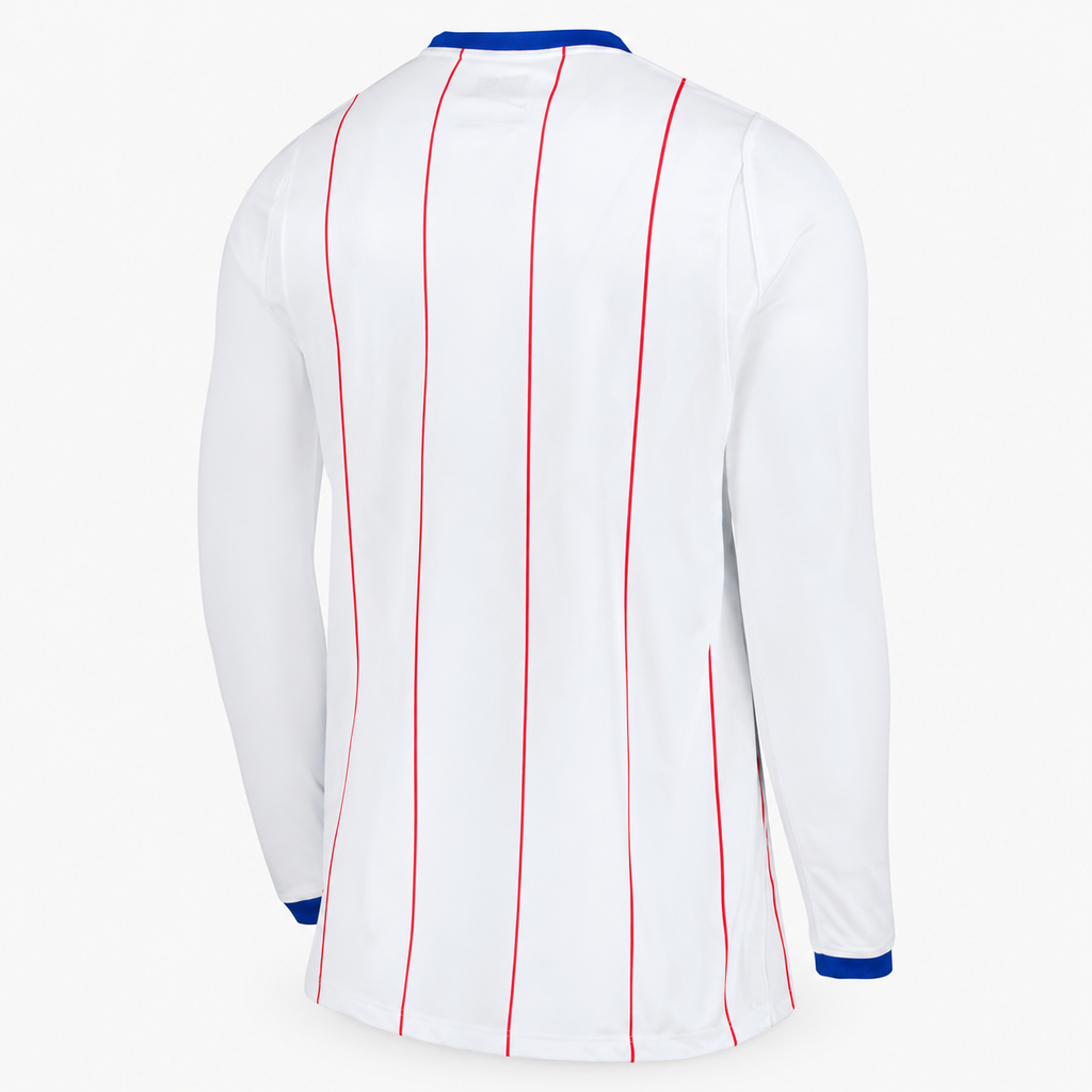 Chelsea 2026/27 Third Long Sleeve Jersey - back product view; AI-assisted background refinement