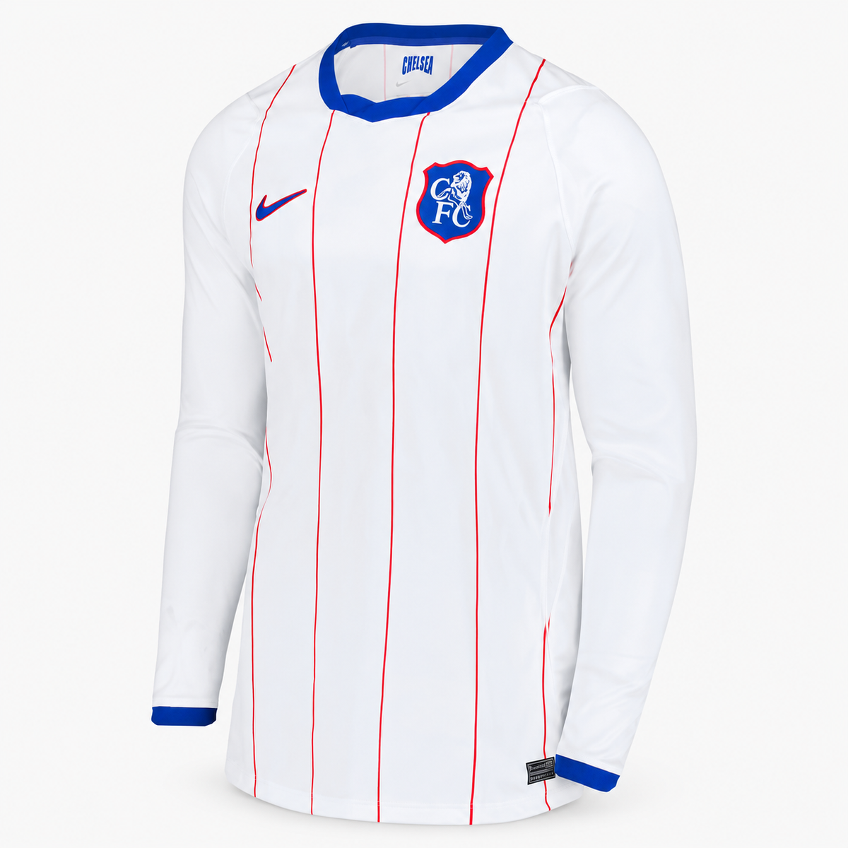 Chelsea 2026/27 Third Long Sleeve Jersey - front product view; AI-assisted background refinement