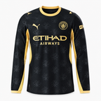 Manchester City 2026/27 Away Player Long Sleeve Jersey - front view