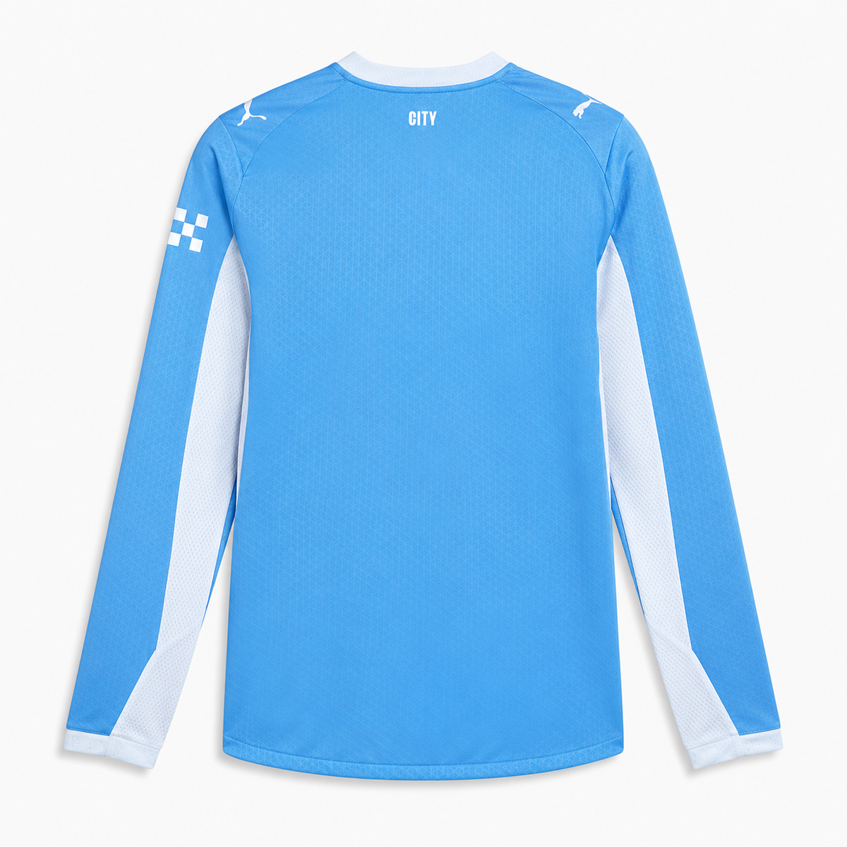 Manchester City 2026/27 Home Player Long Sleeve Jersey - back view