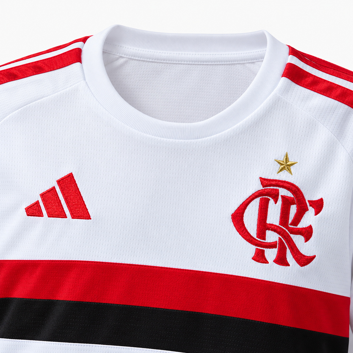 Flamengo 2026/27 Away Kids Kit - AI-assisted crest product image based on verified garment references