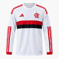 Flamengo 2026/27 Away Long Sleeve Jersey - front product view; AI-assisted studio image based on the supplier-verified garment