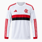 Flamengo 2026/27 Away Long Sleeve Jersey - front product view; AI-assisted studio image based on the supplier-verified garment