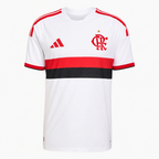 Flamengo 2026/27 Away Player Jersey - front view, AI-assisted background adaptation from the official product photograph