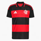 Flamengo 2026/27 Home Player Jersey - front view, AI-assisted background adaptation from the official product photograph