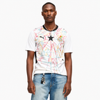 Ghana 2026 Home Jersey - front model view; AI-assisted background refinement