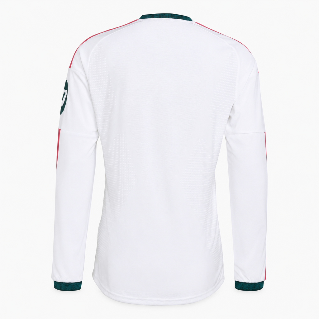 Real Madrid 2026/27 Home Player Long Sleeve Jersey - back view