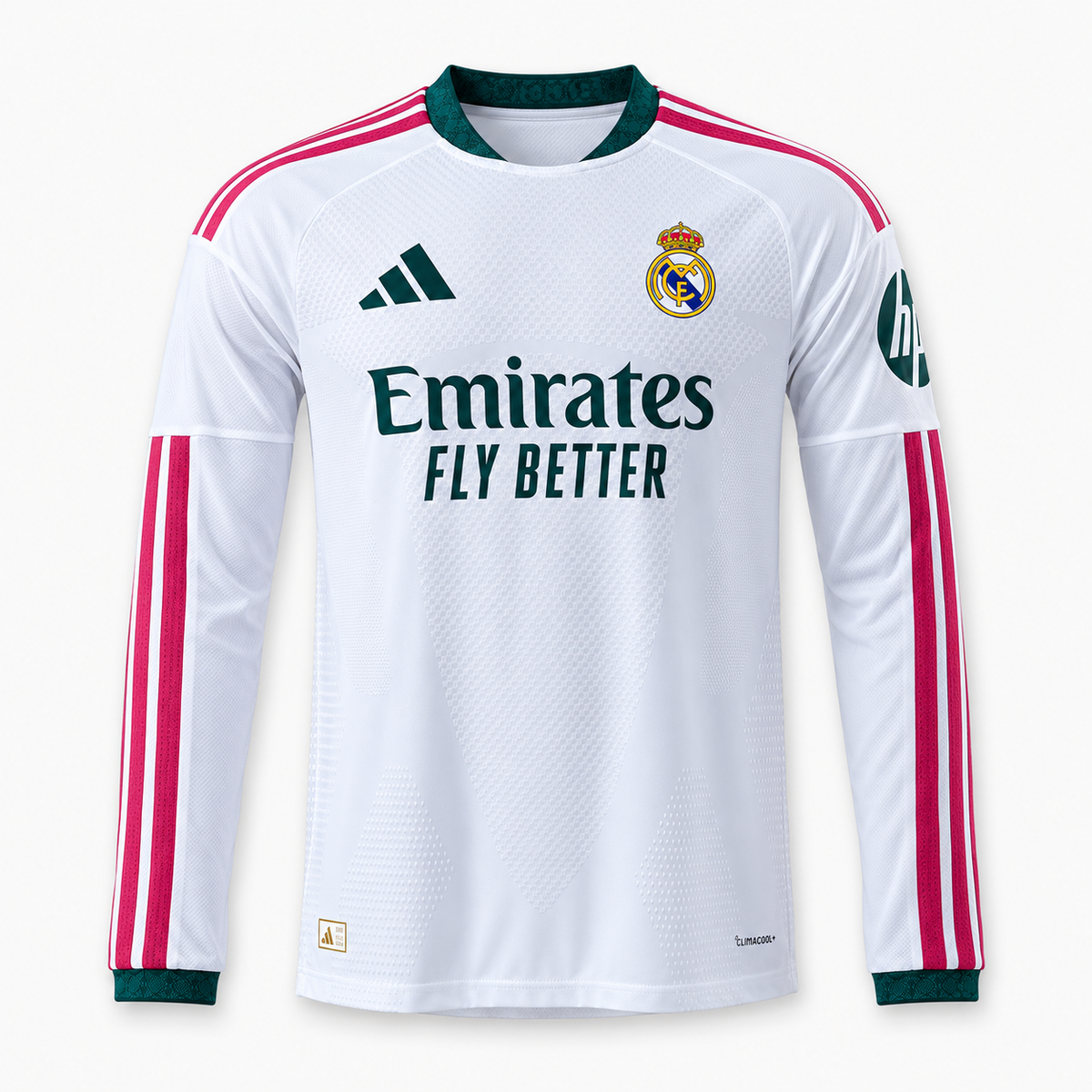 Real Madrid 2026/27 Home Player Long Sleeve Jersey - front view