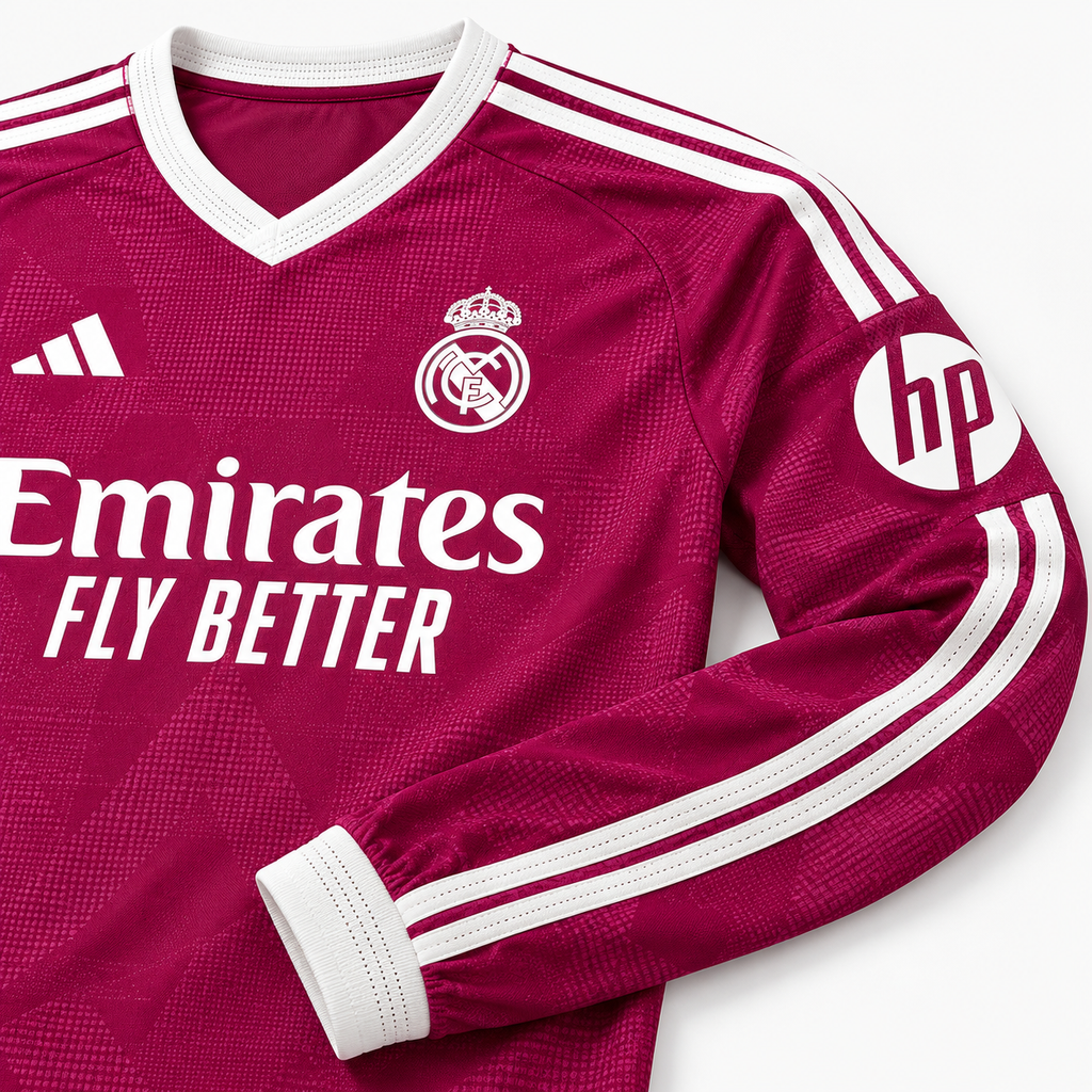 Real Madrid 2026/27 Third Player Long Sleeve Jersey - cuff detail