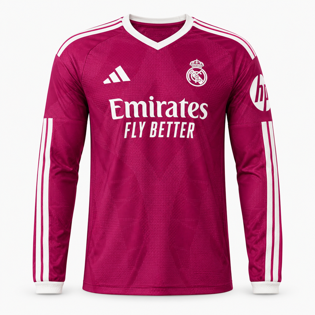 Real Madrid 2026/27 Third Player Long Sleeve Jersey - front view