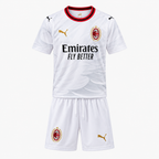 AC Milan 2026/27 Away Kids Kit — front shirt and shorts