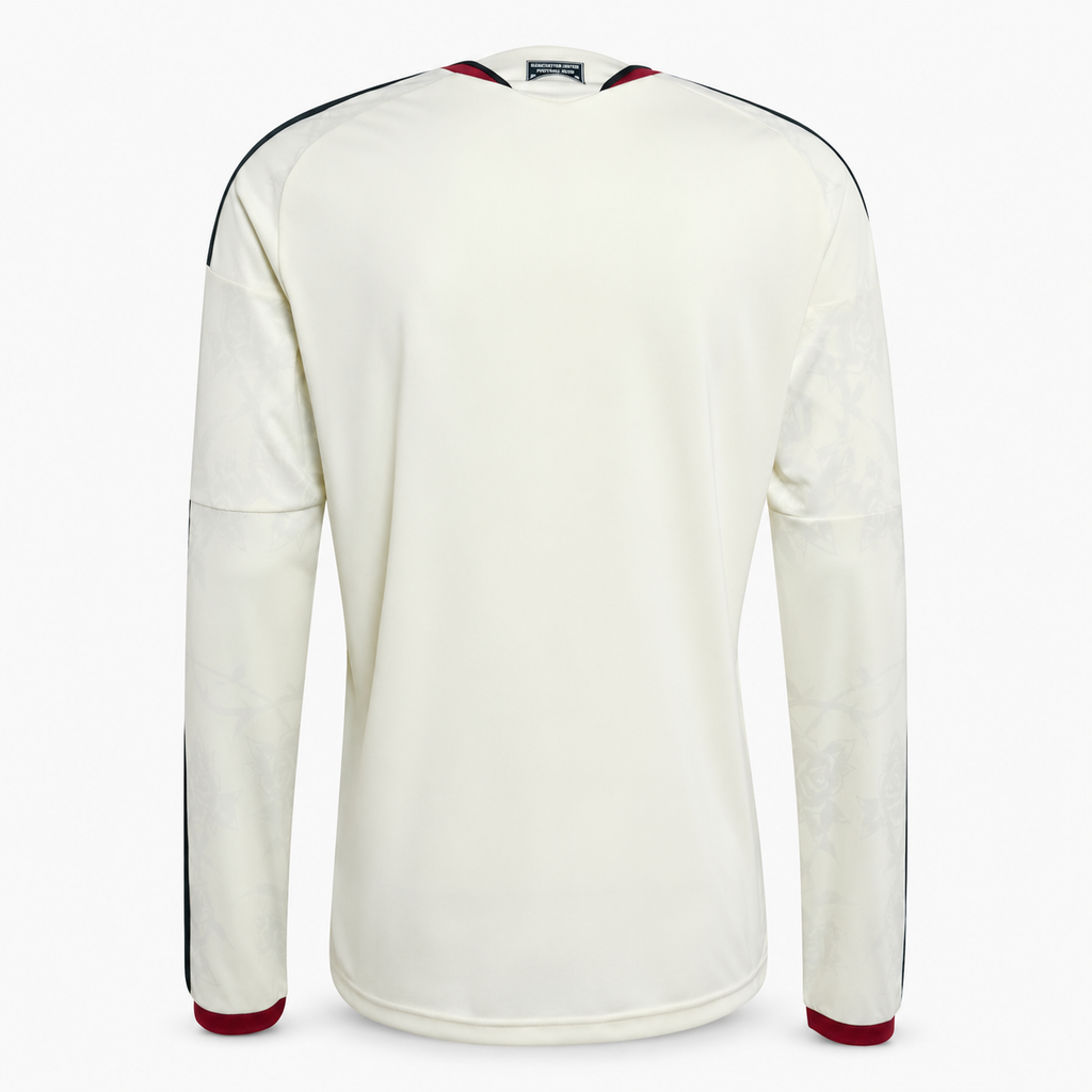 Manchester United 2026/27 Third Long Sleeve Jersey - back product view; AI-assisted background refinement