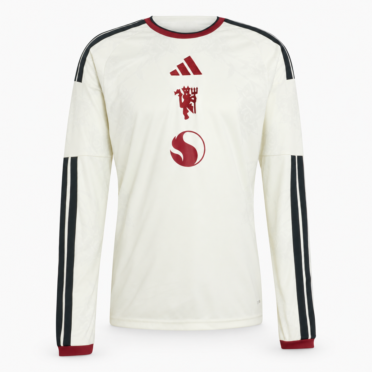 Manchester United 2026/27 Third Long Sleeve Jersey - front product view; AI-assisted background refinement
