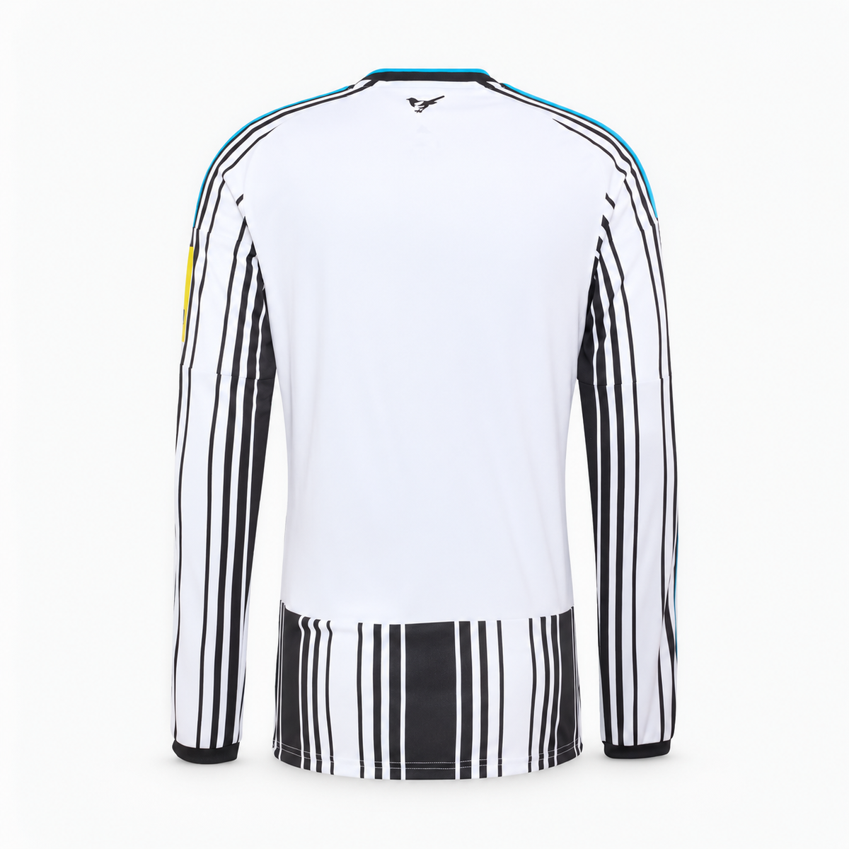 Newcastle United 2026/27 Home Long Sleeve Jersey - back product view; AI-assisted background refinement