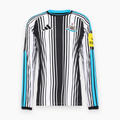 Newcastle United 2026/27 Home Long Sleeve Jersey - front product view; AI-assisted background refinement