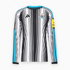Newcastle United 2026/27 Home Long Sleeve Jersey - front product view; AI-assisted background refinement