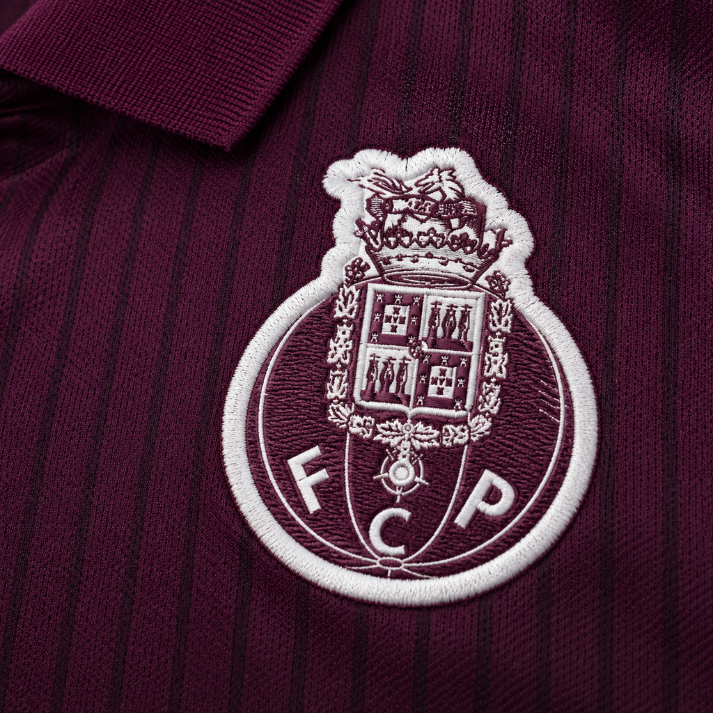 FC Porto 2026/27 Away Kids Kit — crest and fabric detail