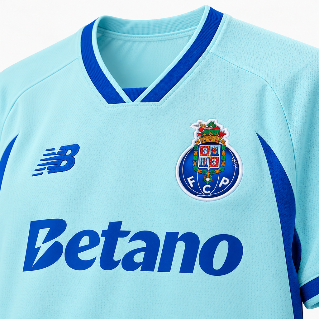 FC Porto 2026/27 Third Kids Kit — crest and fabric detail