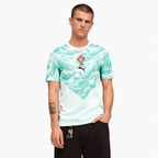 Portugal 2026 Away Jersey - front-model view with AI-assisted background adaptation from official reference
