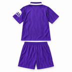 Tottenham Hotspur 2026/27 Third Kids Kit - shirt and shorts back; AI-assisted studio visualization based on the supplier-verified kit