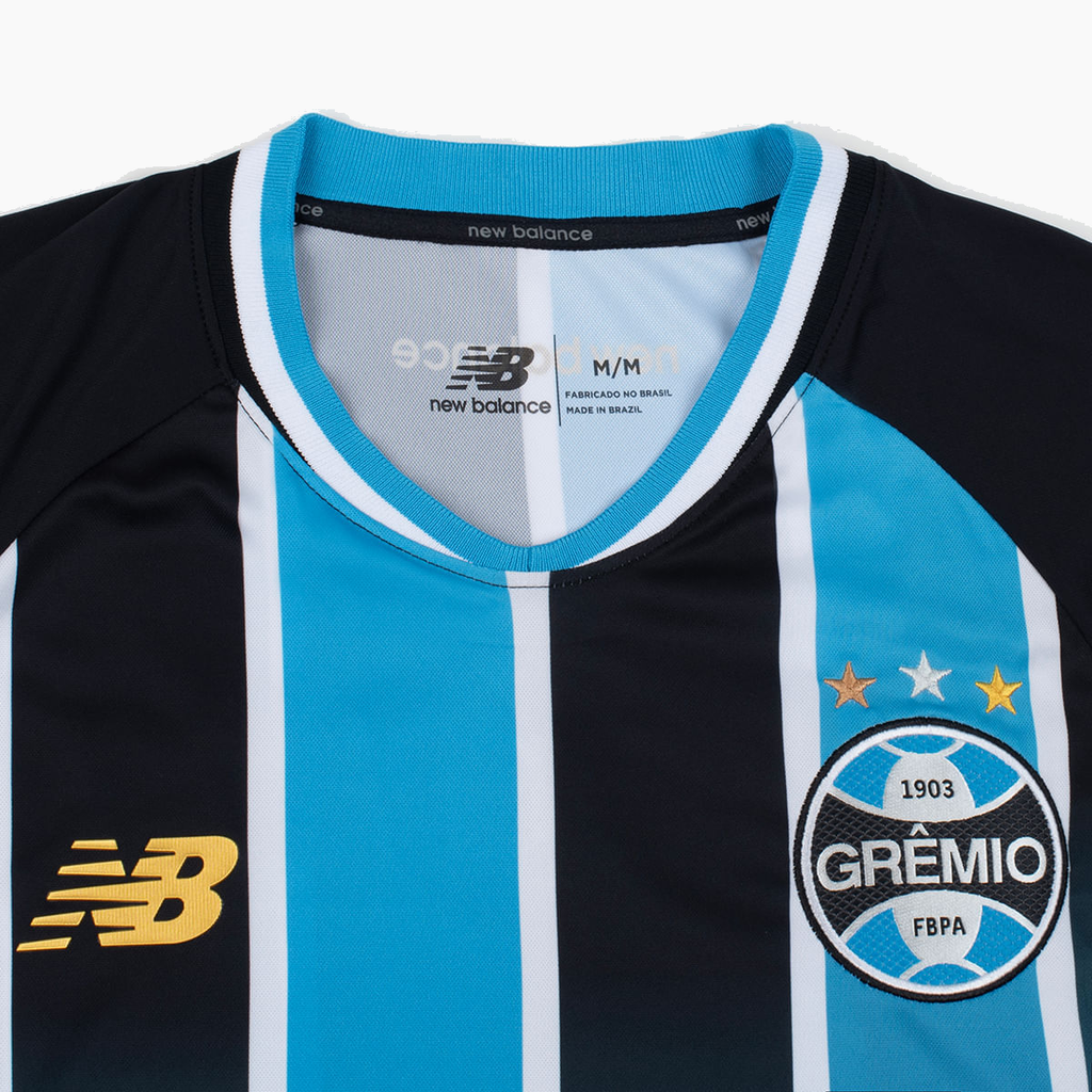 Gremio 2026/27 Home soccer jersey - collar and upper chest detail