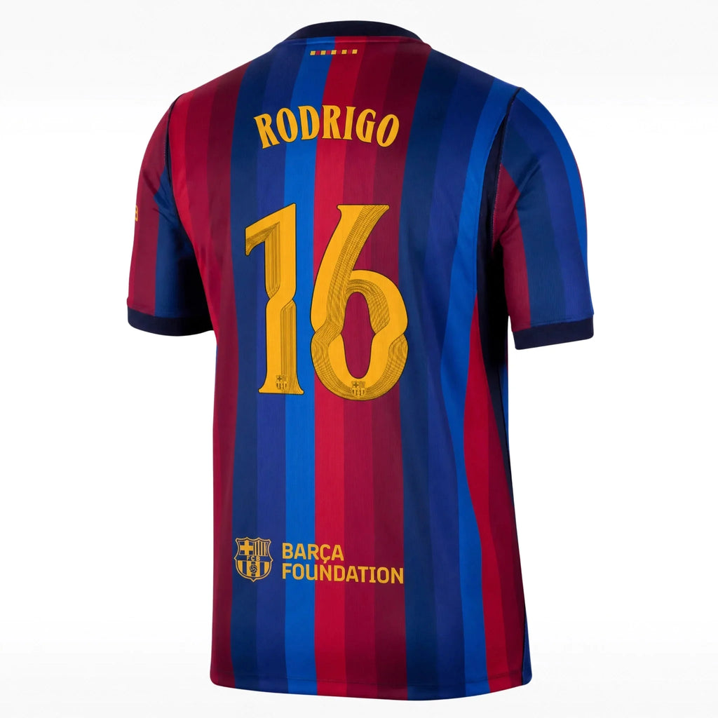 Barcelona 26/27 Home Jersey — Rodri 16
