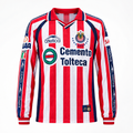 Chivas Guadalajara 1999/00 Home Long Sleeve Retro Jersey - Front view