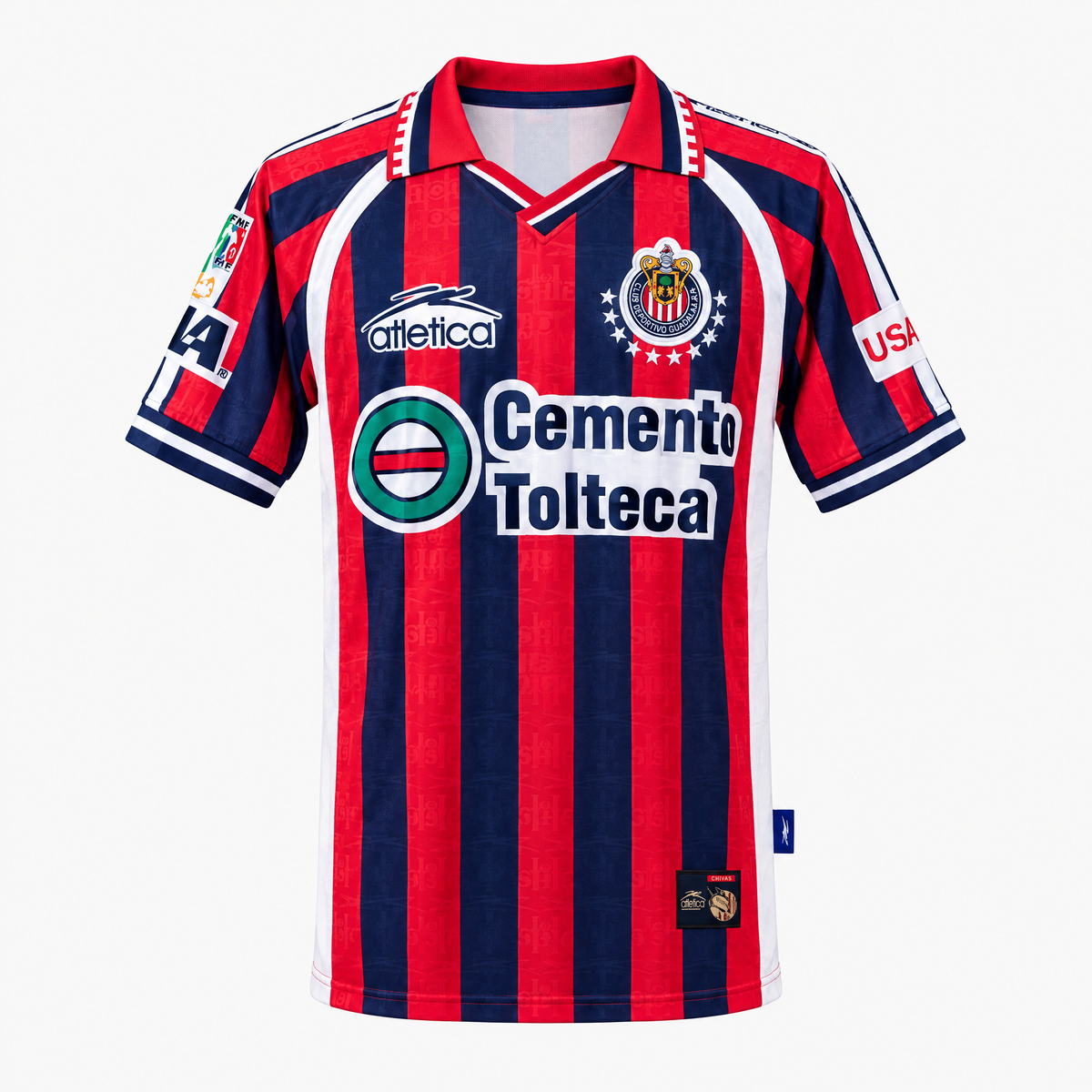 Chivas Guadalajara 1999/00 Third Retro Jersey - Front view