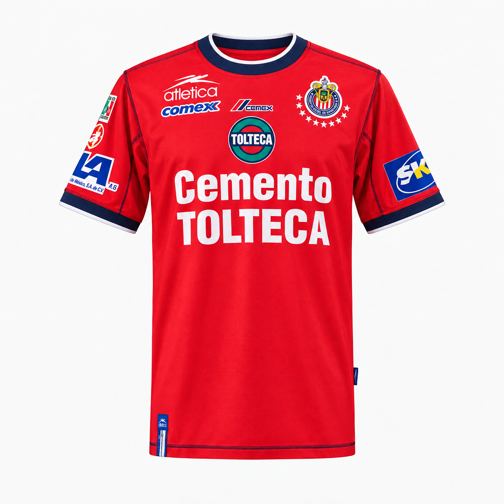 Chivas Guadalajara 2002/03 Home Retro Jersey - Front view