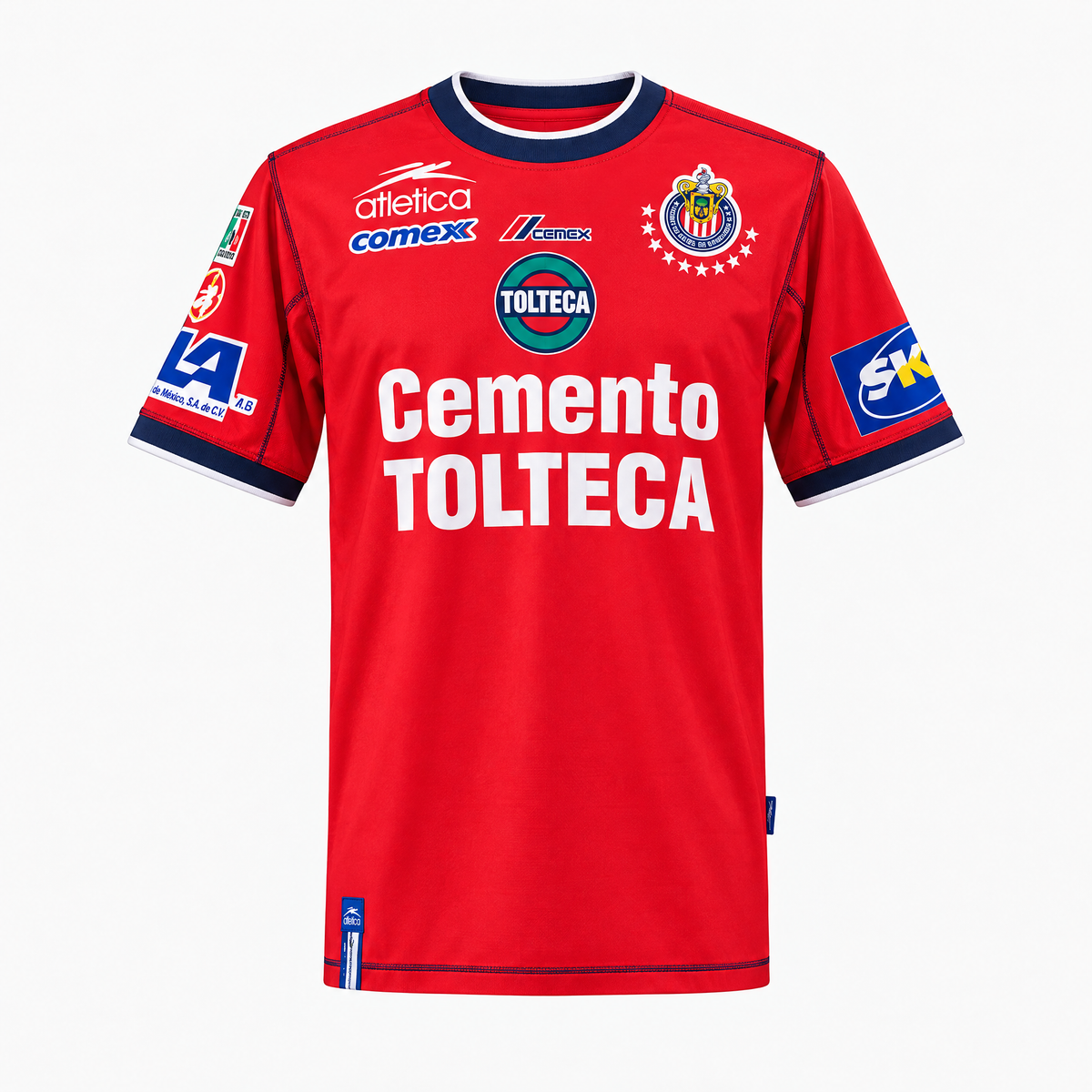 Chivas Guadalajara 2002/03 Home Retro Jersey - Front view
