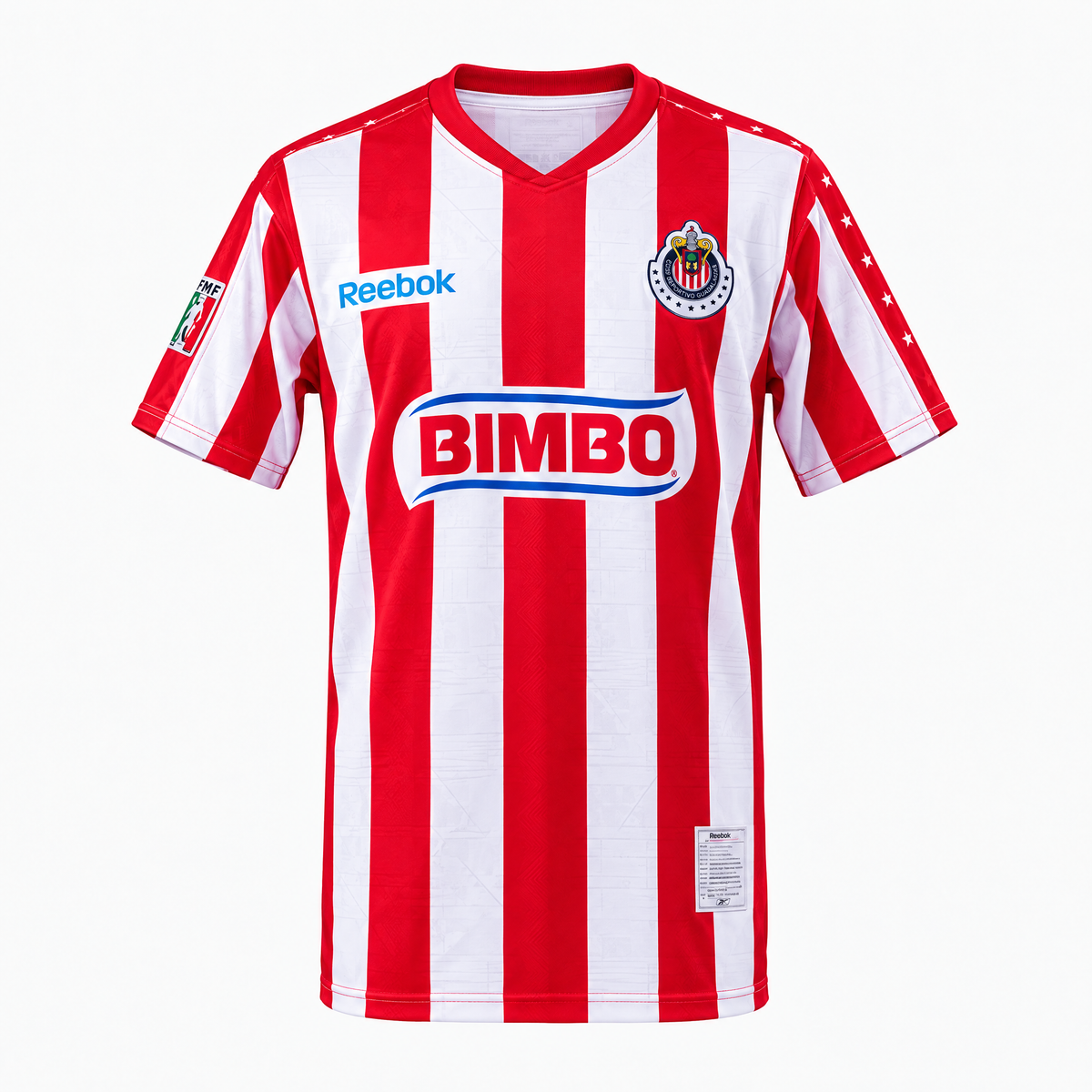 Chivas Guadalajara 2010/11 Home Retro Jersey - Front view
