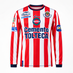 Chivas Guadalajara 2002/03 Home Long Sleeve Retro Jersey - Front view