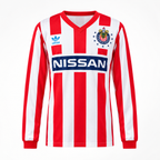 Chivas Guadalajara 1990/91 Home Long Sleeve Retro Jersey - Front view