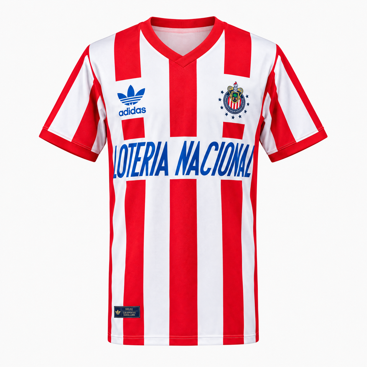 Chivas Guadalajara 1991/92 Home Retro Jersey - Front view