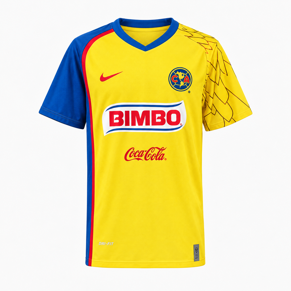 Club América 2007/08 Home Retro Jersey - Front view