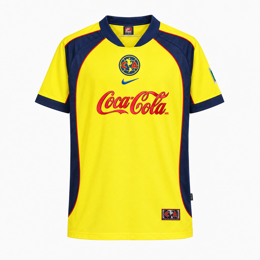 Club América 2001/02 Home Retro Jersey - Front view