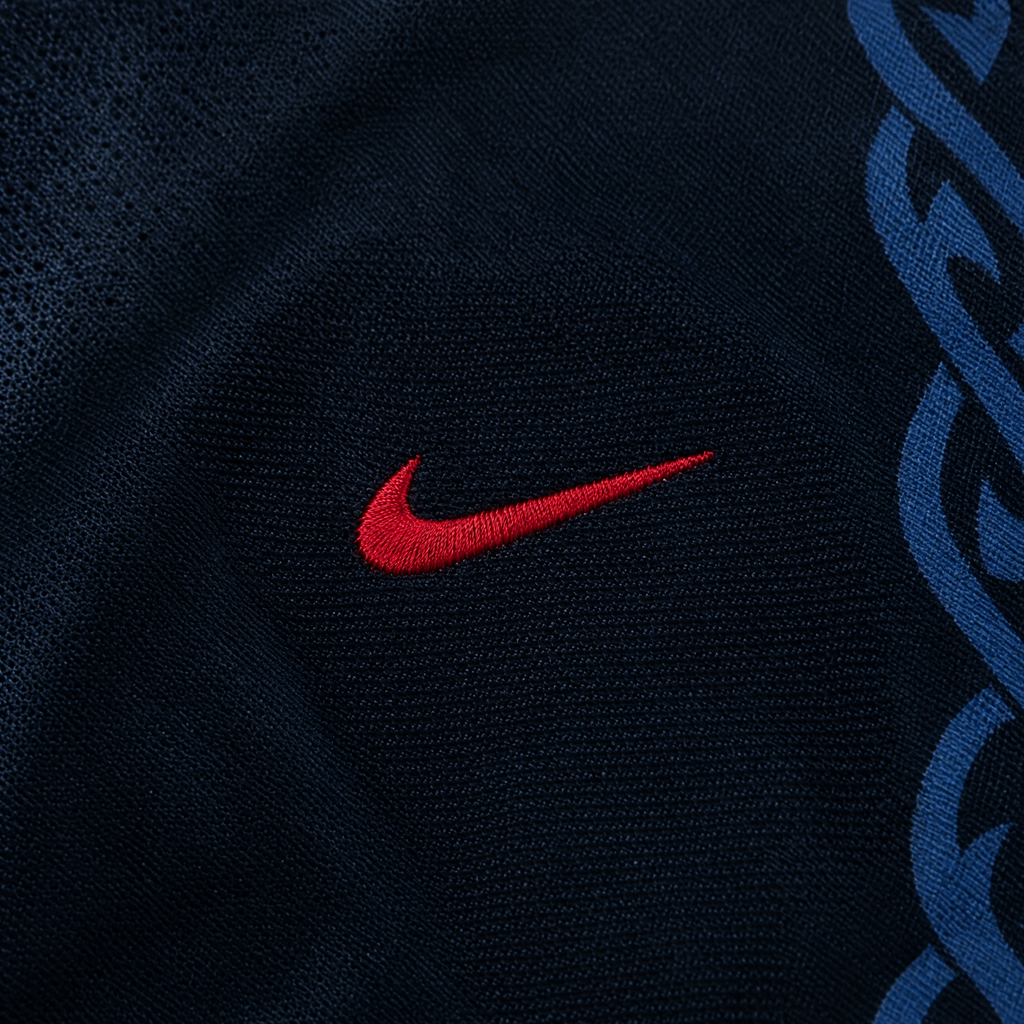 Norway Travis Scott Cactus Jack x Nike Total 90 Retro Jersey - Chest mark detail