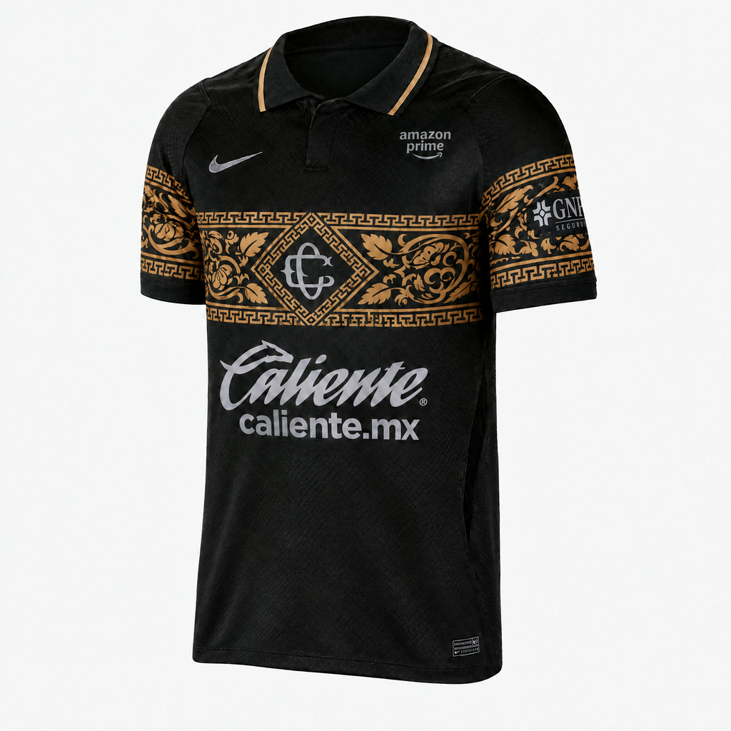 Chivas Guadalajara 2026/27 black third fan jersey - front view