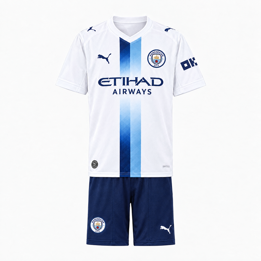 Manchester City 2026/27 Third Kids Kit - shirt and shorts front view