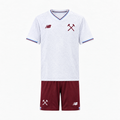 West Ham United 2026/27 Away Kids Kit - shirt and shorts front view