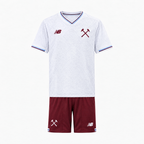 West Ham United 2026/27 Away Kids Kit - shirt and shorts front view