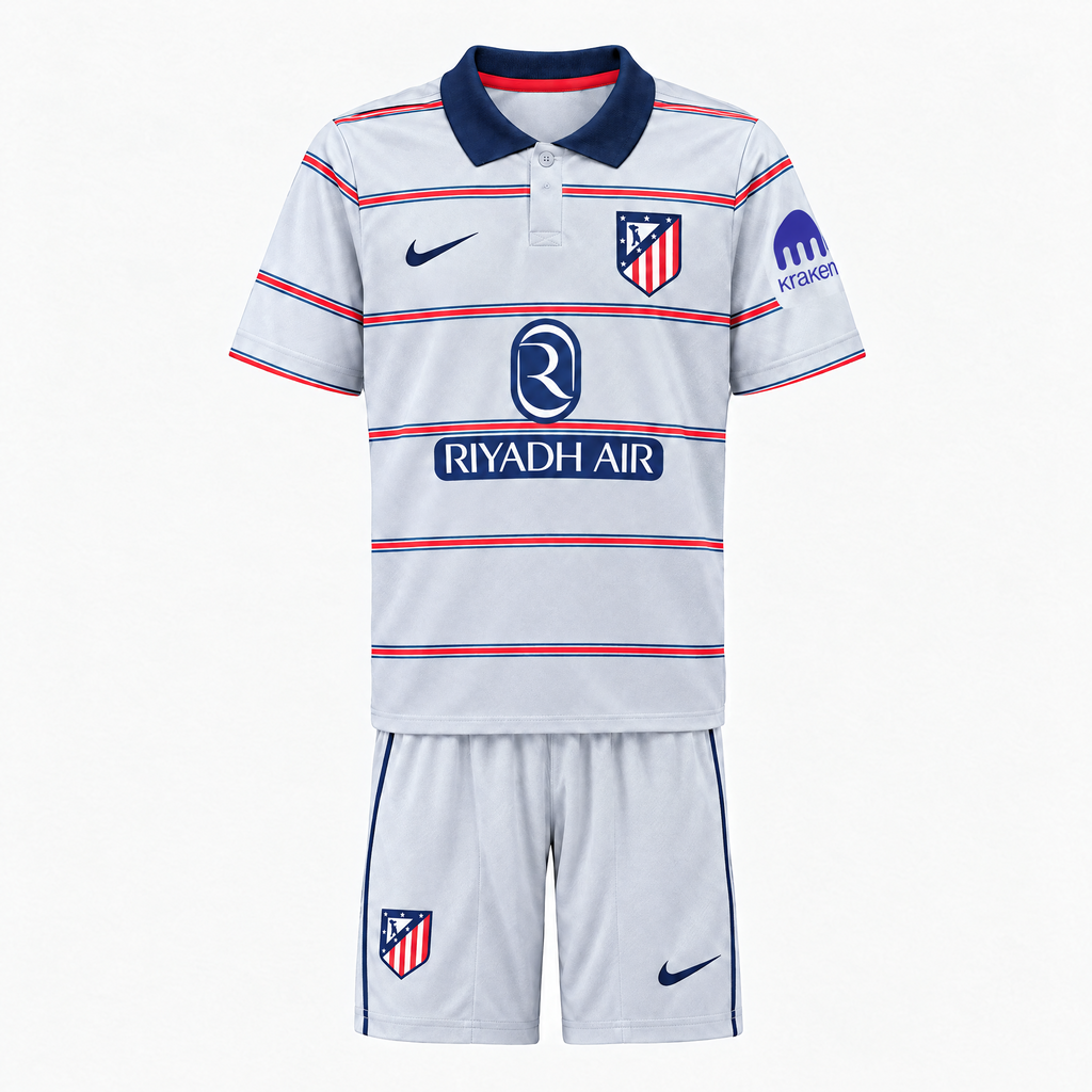 Atlético Madrid 2026/27 Third Kids Kit - shirt and shorts front view