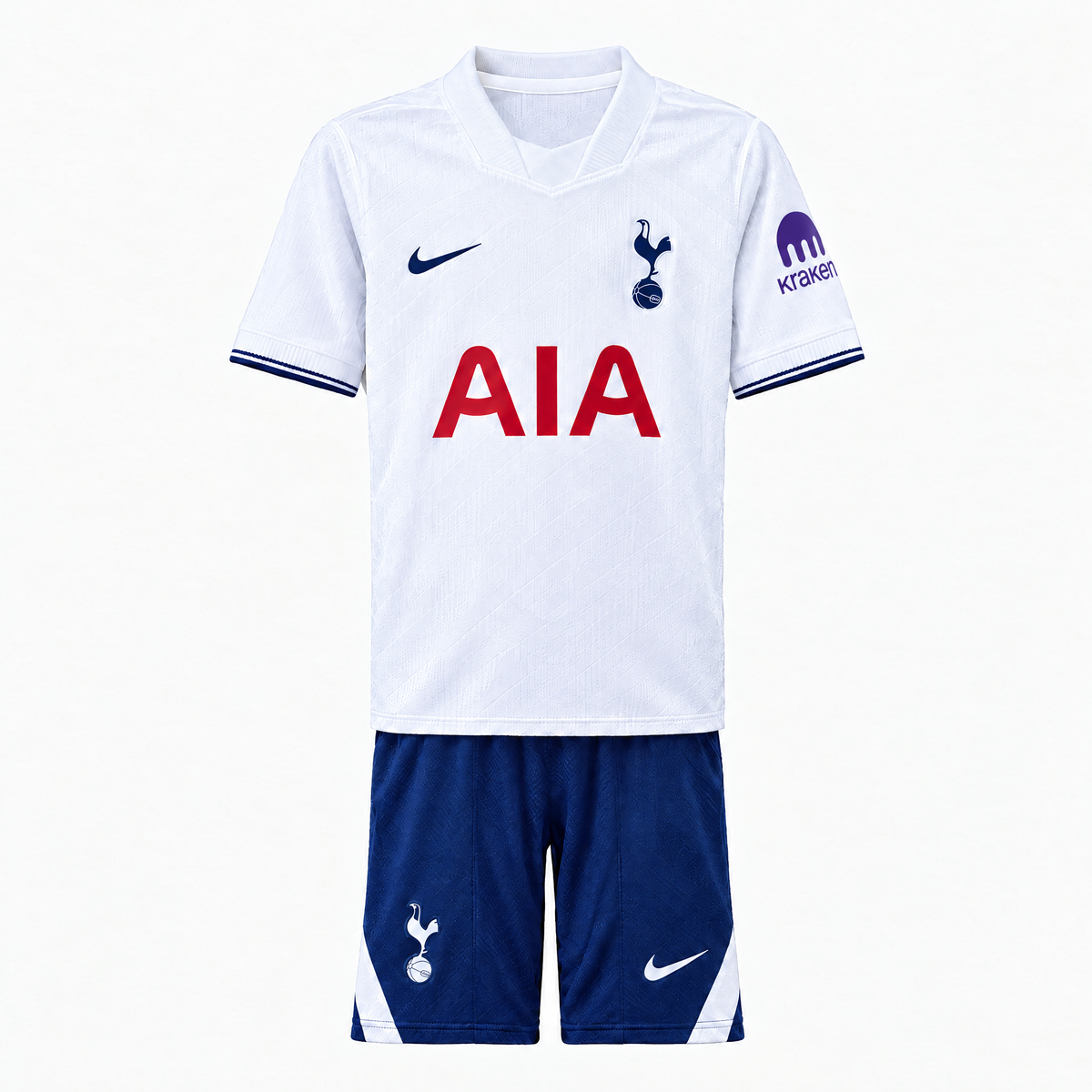 Tottenham Hotspur 2026/27 Home Kids Kit - shirt and shorts front view