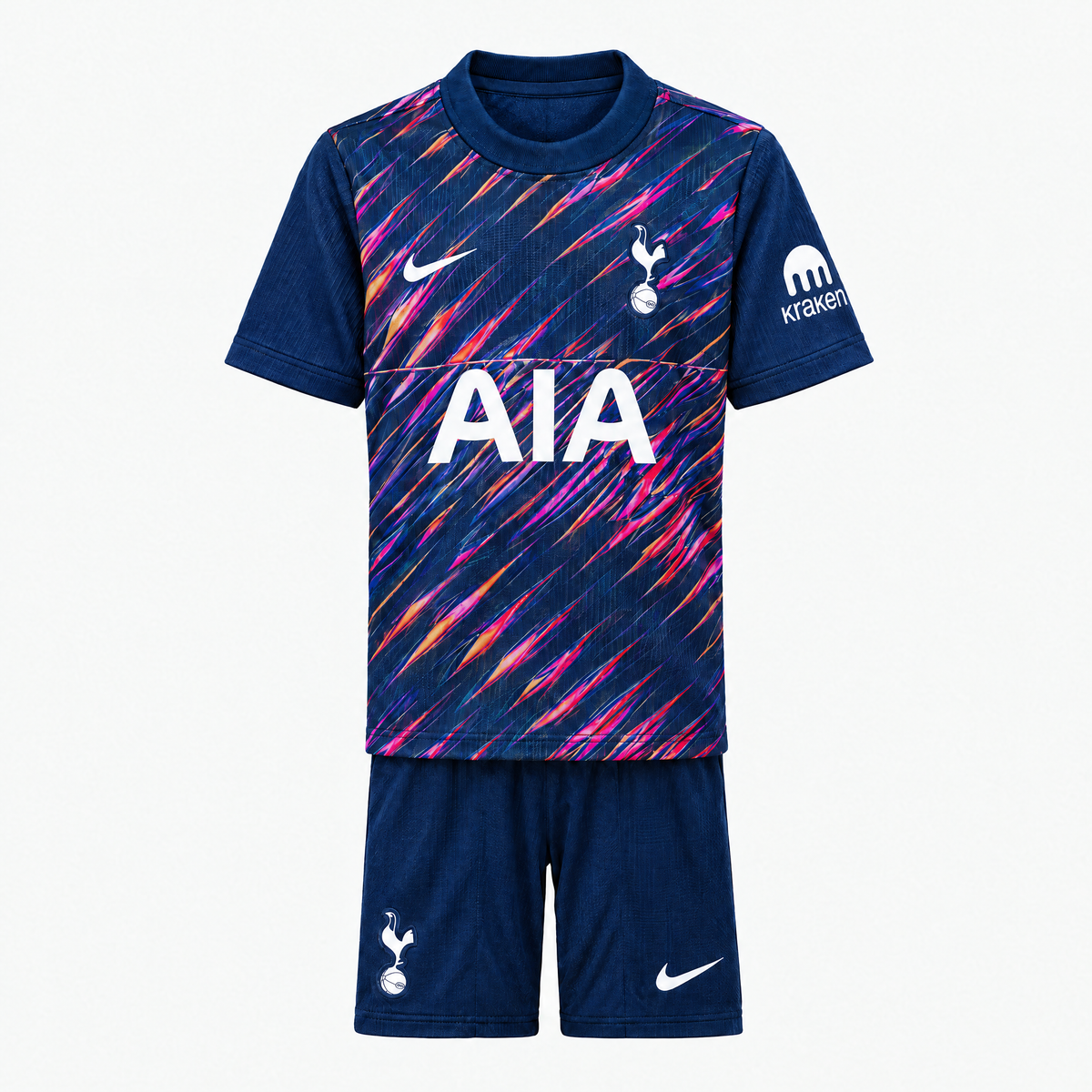 Tottenham Hotspur 2026/27 Away Kids Kit - shirt and shorts front view