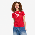 Bayern Munich 2026/27 Home Women's Jersey - woman wearing the shirt; AI-assisted studio background adaptation