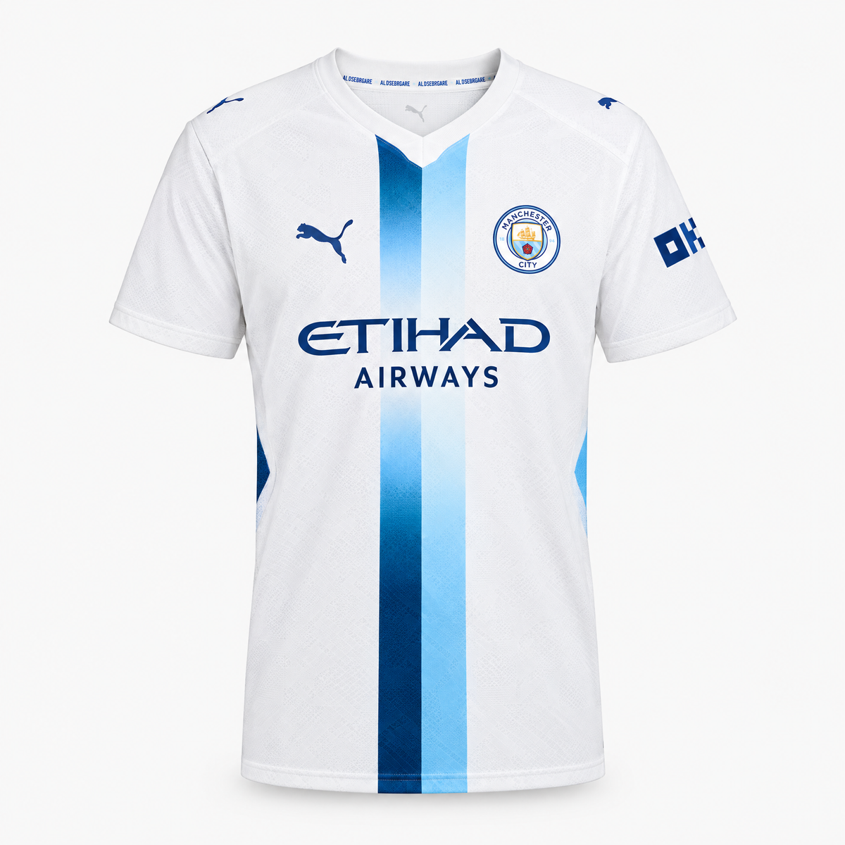 Manchester City 2026/27 Third Player Jersey - front studio product view; AI-assisted adaptation from garment reference