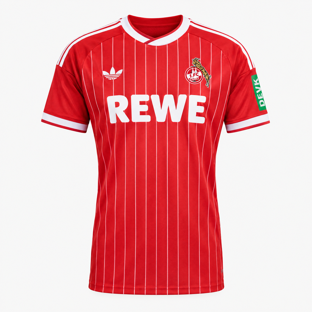 1. FC Köln 2026/27 Away Jersey - front studio product view