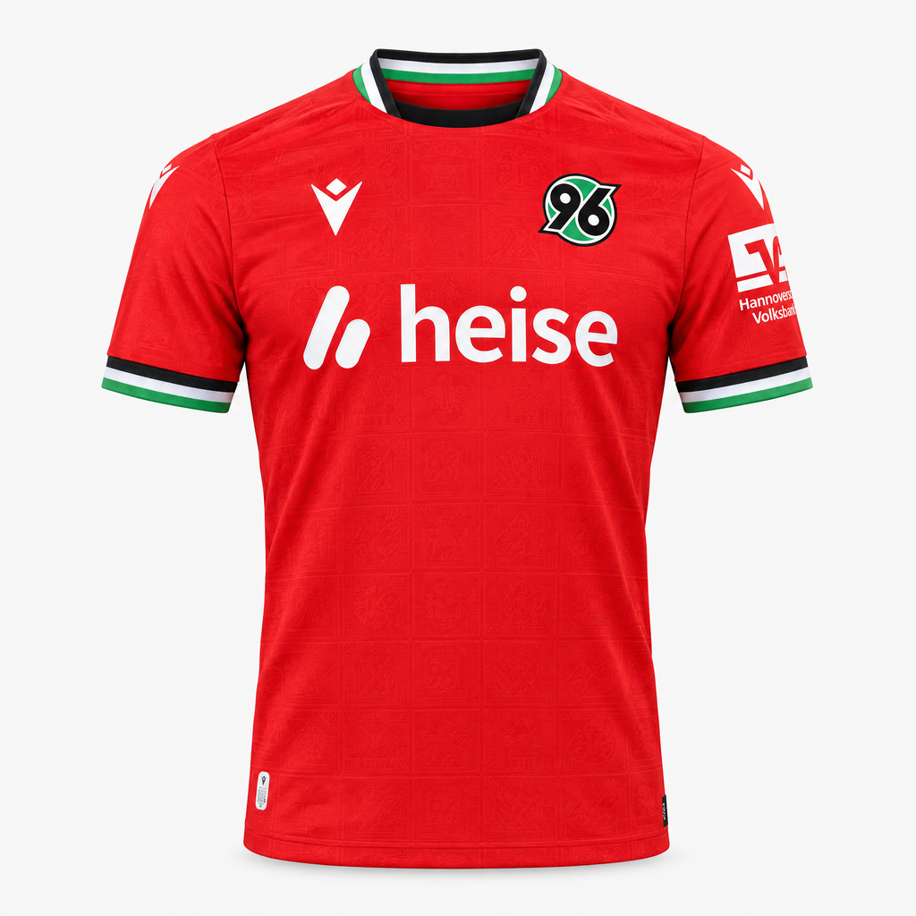 Hannover 96 2026/27 Home Jersey - front studio view
